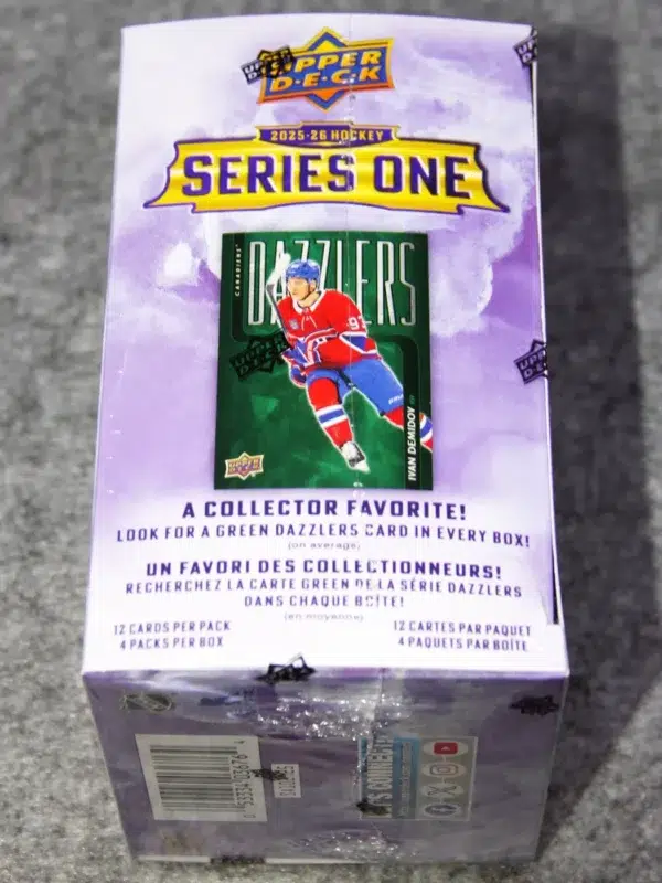 2025-26 Upper Deck Hockey Series 1 Blaster Box - Sealed
