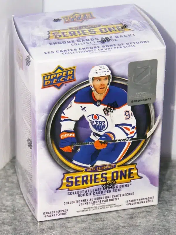 2025-26 Upper Deck Hockey Series 1 Blaster Box - Sealed
