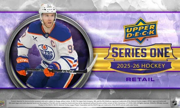 2025-26 Upper Deck Hockey Series 1 Blaster Box - Sealed