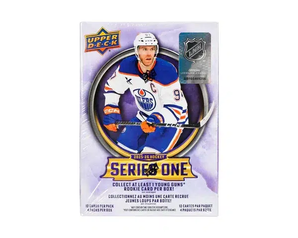 2025-26 Upper Deck Hockey Series 1 Blaster Box - Sealed