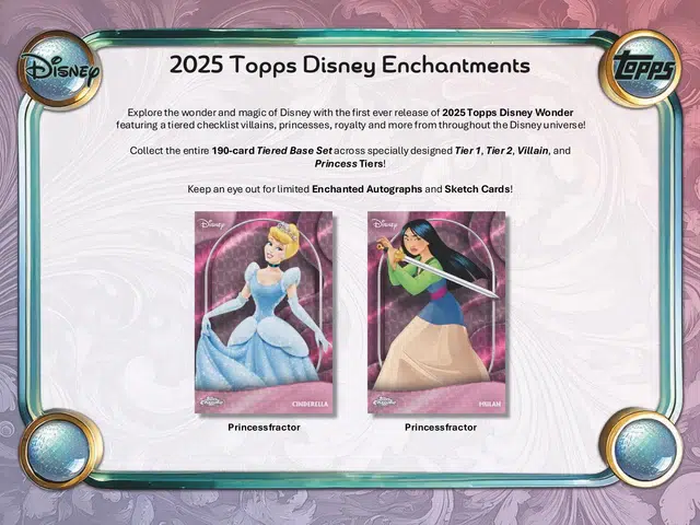 2025 Topps Disney Wonder Mega Box - Sealed