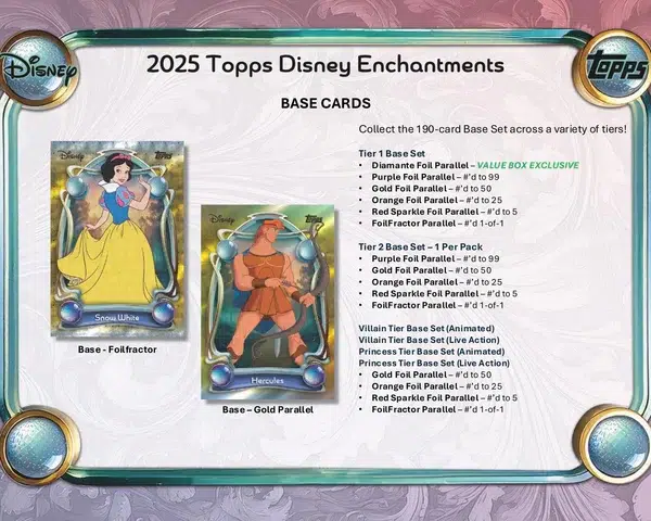 2025 Topps Disney Wonder Mega Box - Sealed