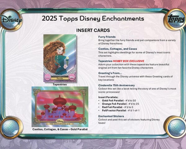 2025 Topps Disney Wonder Mega Box - Sealed