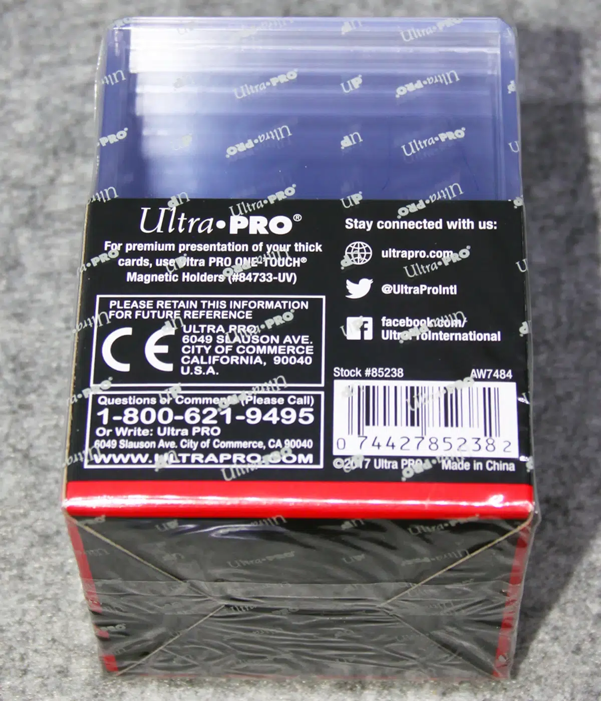 Ultra PRO Clear Super Think Toploaders 3" x 4" 260pt