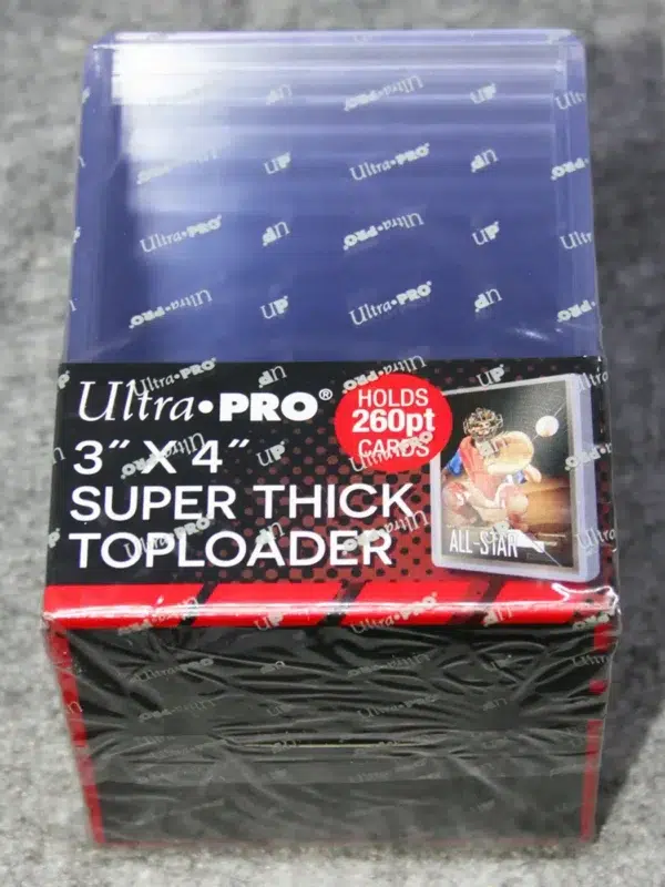 Ultra PRO Clear Super Think Toploaders 3" x 4" 260pt
