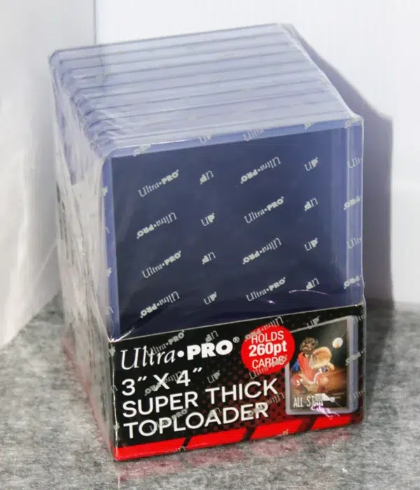 Ultra PRO Clear Super Think Toploaders 3" x 4" 260pt