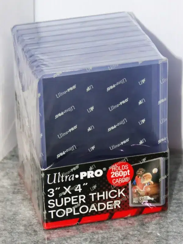 Ultra PRO Clear Super Think Toploaders 3" x 4" 260pt