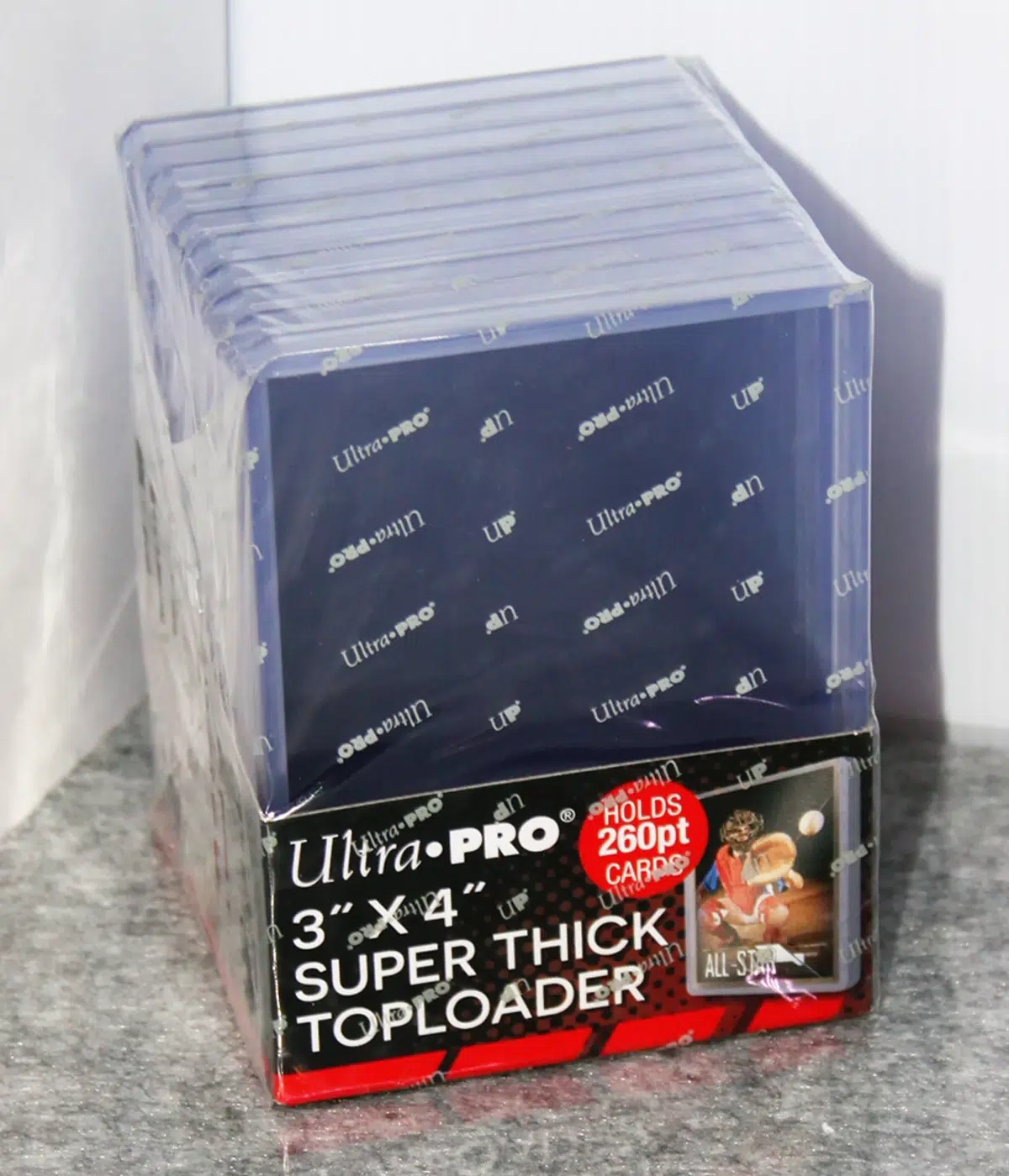 Ultra PRO Clear Super Think Toploaders 3" x 4" 260pt