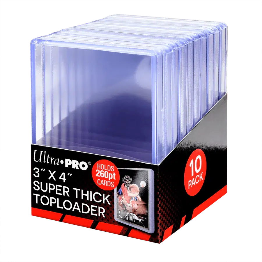 Ultra PRO Clear Super Think Toploaders 3" x 4" 260pt