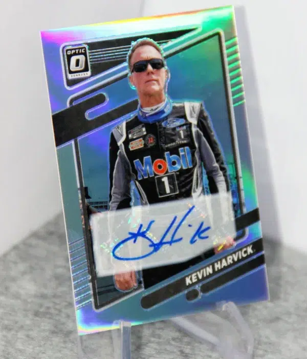 2022 Kevin Harvick #28 Panini Nascar Donruss Optic Holo Prizm Autograph /32