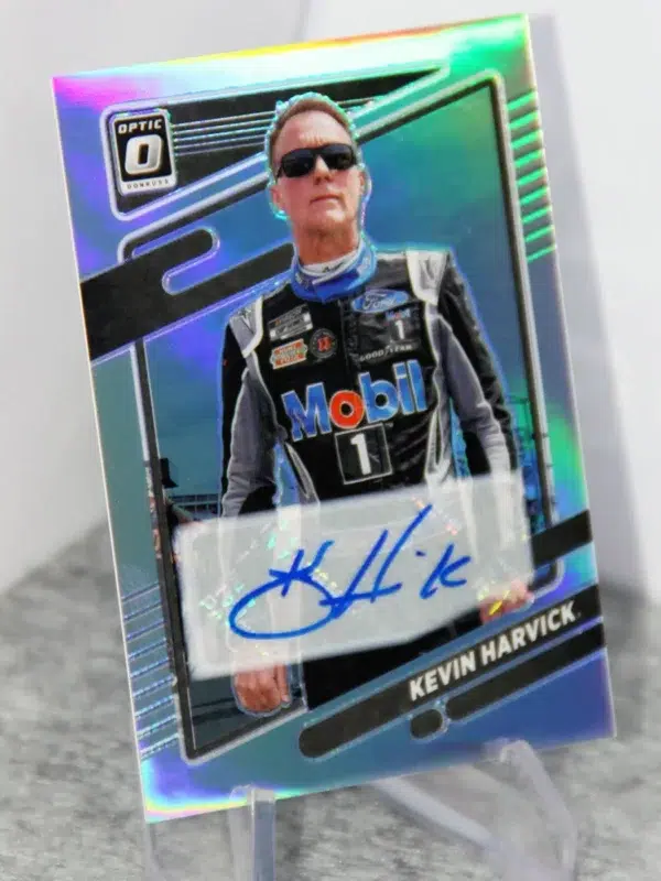 2022 Kevin Harvick #28 Panini Nascar Donruss Optic Holo Prizm Autograph /32