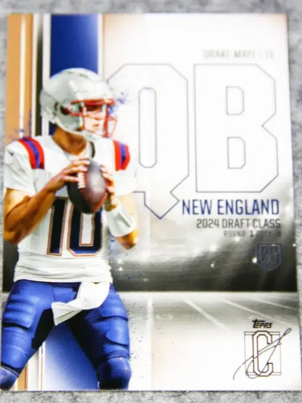2024 Drake Maye #152 Topps Signature Class Draft Class 2024 Bronze RC