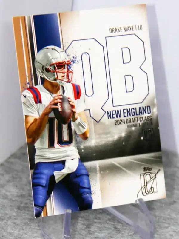 2024 Drake Maye #152 Topps Signature Class Draft Class 2024 Bronze RC