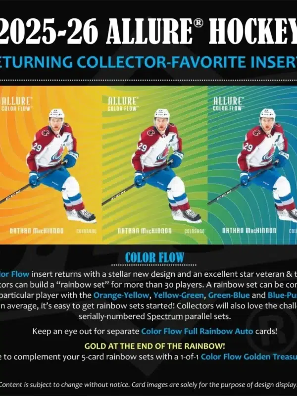 2025-26 Upper Deck Hockey Allure Blaster Box - Sealed