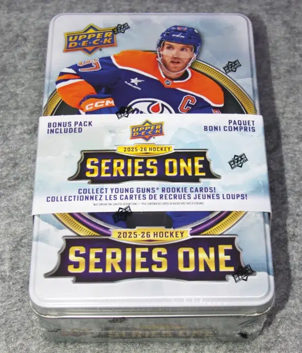 2025-26 Upper Deck Hockey Series 1 Tin - Sealed