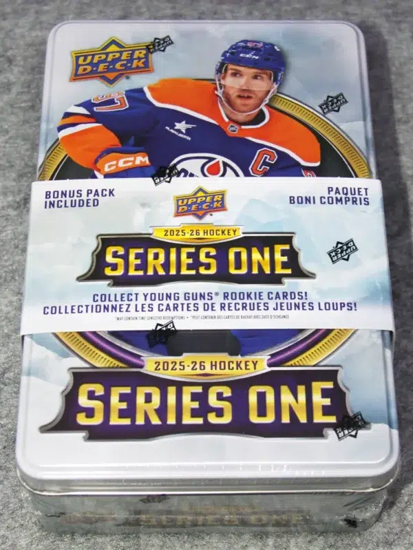 2025-26 Upper Deck Hockey Series 1 Tin - Sealed