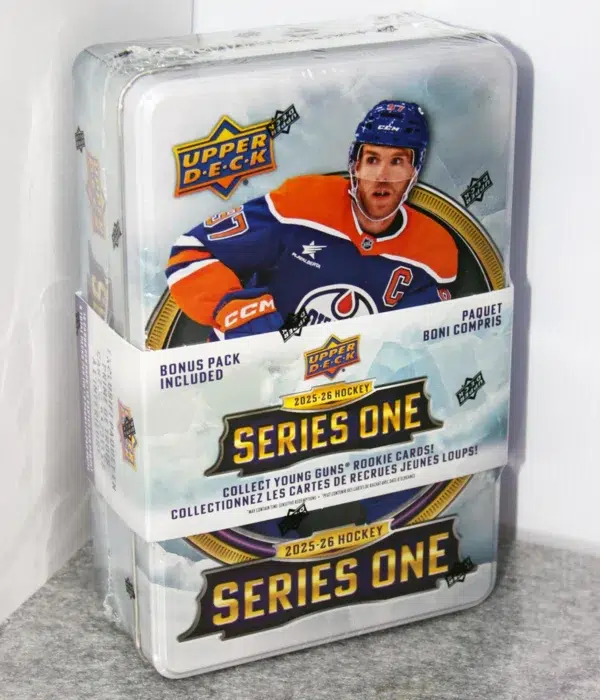 2025-26 Upper Deck Hockey Series 1 Tin - Sealed