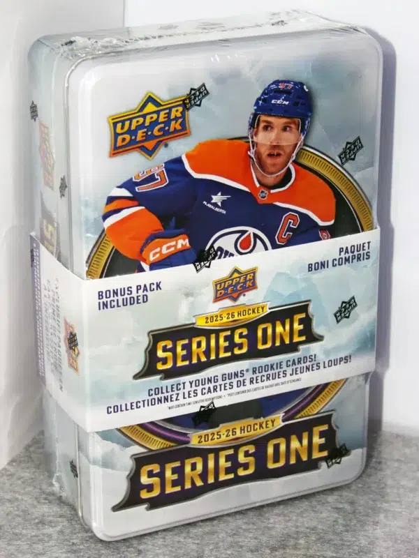 2025-26 Upper Deck Hockey Series 1 Tin - Sealed