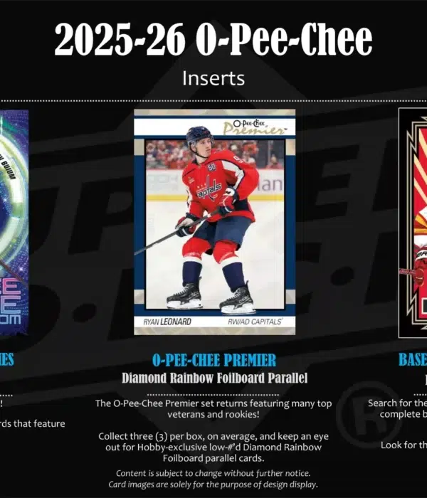 2025-26 Upper Deck O-Pee-Chee Hockey NHL Hobby Box - Sealed