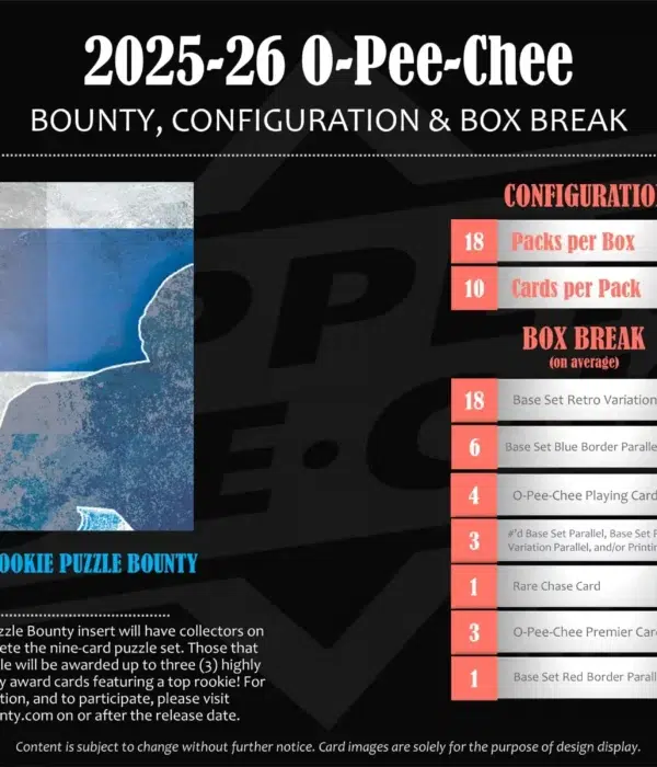 2025-26 Upper Deck O-Pee-Chee Hockey NHL Hobby Box - Sealed