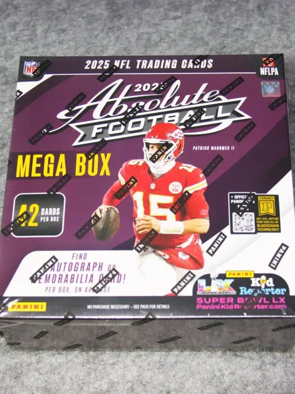 2025 Panini Absolute Football NFL Mega Box - Sealed