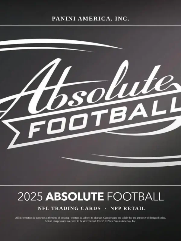 2025 Panini Absolute Football NFL Mega Box - Sealed