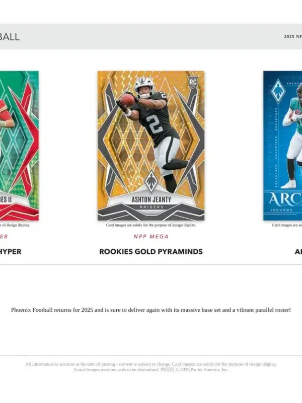 2025 Panini Phoenix Football NFL Blaster Box - Sealed