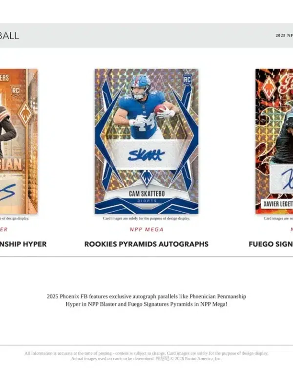 2025 Panini Phoenix Football NFL Blaster Box - Sealed