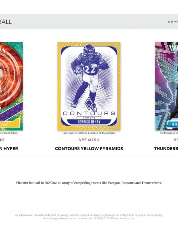 2025 Panini Phoenix Football NFL Blaster Box - Sealed