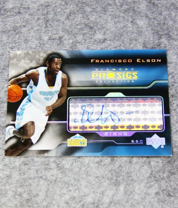 2004-05 Francisco Elson #PS-FE Upper Deck Diamond Pro Sigs Collection Auto