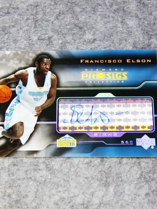 2004-05 Francisco Elson #PS-FE Upper Deck Diamond Pro Sigs Collection Auto