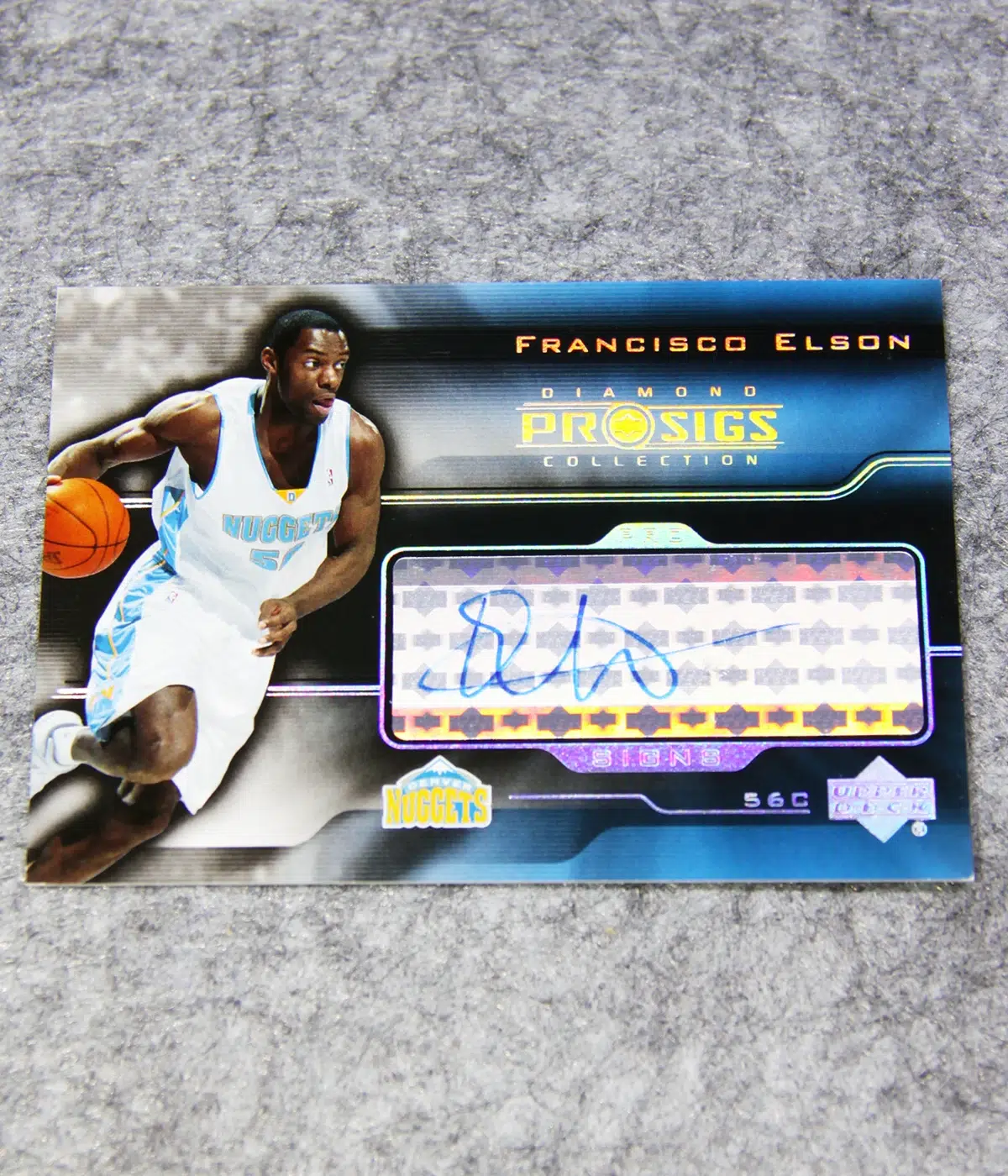 2004-05 Francisco Elson #PS-FE Upper Deck Diamond Pro Sigs Collection Auto