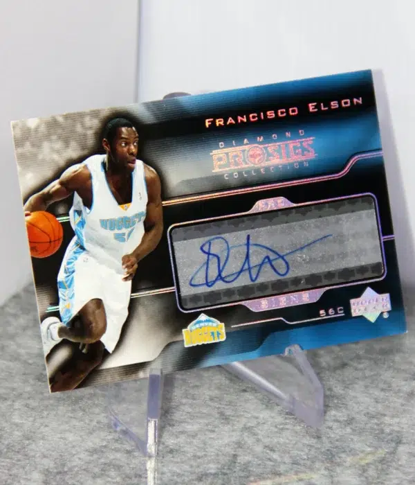 2004-05 Francisco Elson #PS-FE Upper Deck Diamond Pro Sigs Collection Auto