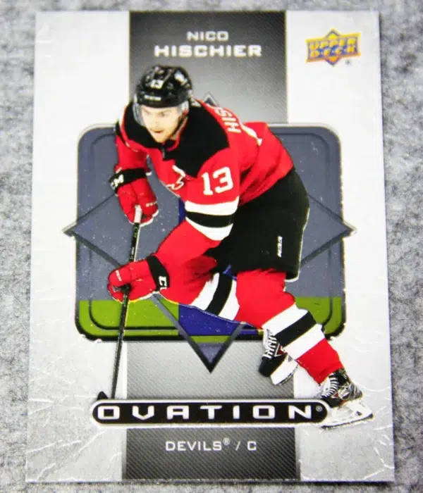 2020-21 Nico Hischier #O-5 Upper Deck Extended Series Ovation