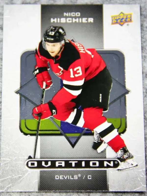 2020-21 Nico Hischier #O-5 Upper Deck Extended Series Ovation