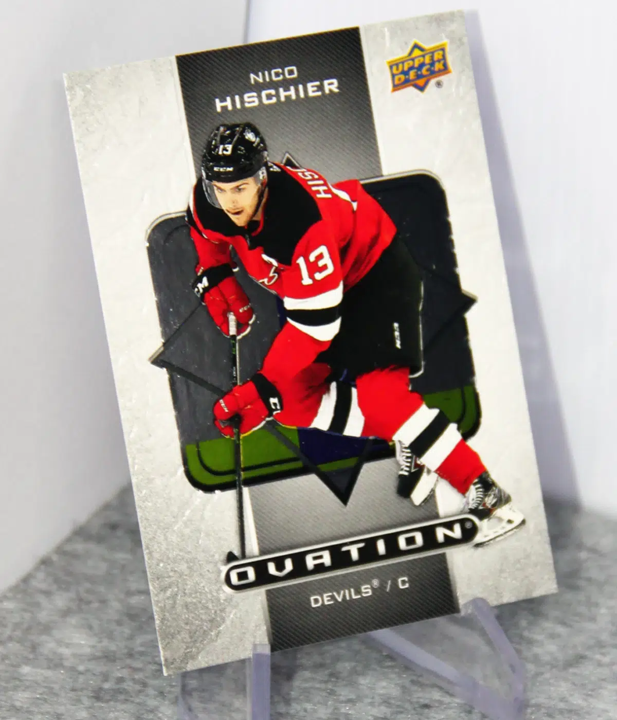 2020-21 Nico Hischier #O-5 Upper Deck Extended Series Ovation
