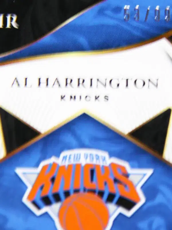 2021-22 Al Harrington #XF-AHR Panini Select X-Factor Purple Prizm Autograph /99