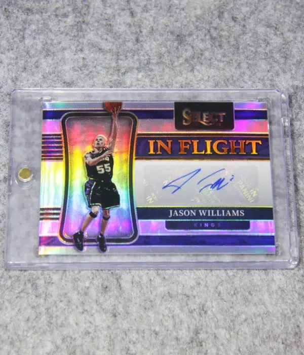 2021-22 Jason Williams #IF-JWL Panini Select In Flight Autograph Silver Prizm /299
