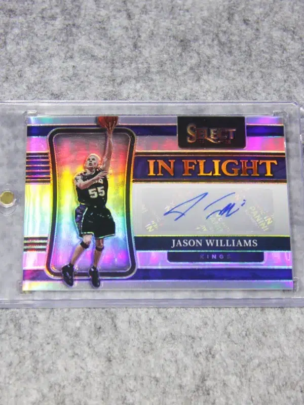 2021-22 Jason Williams #IF-JWL Panini Select In Flight Autograph Silver Prizm /299
