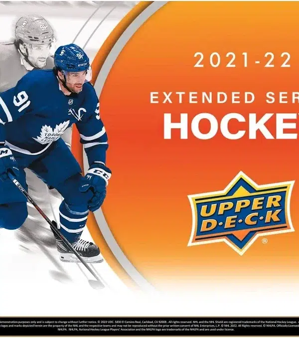 2021-22 Upper Deck Hockey Extended Series Hobby Box - Sealed