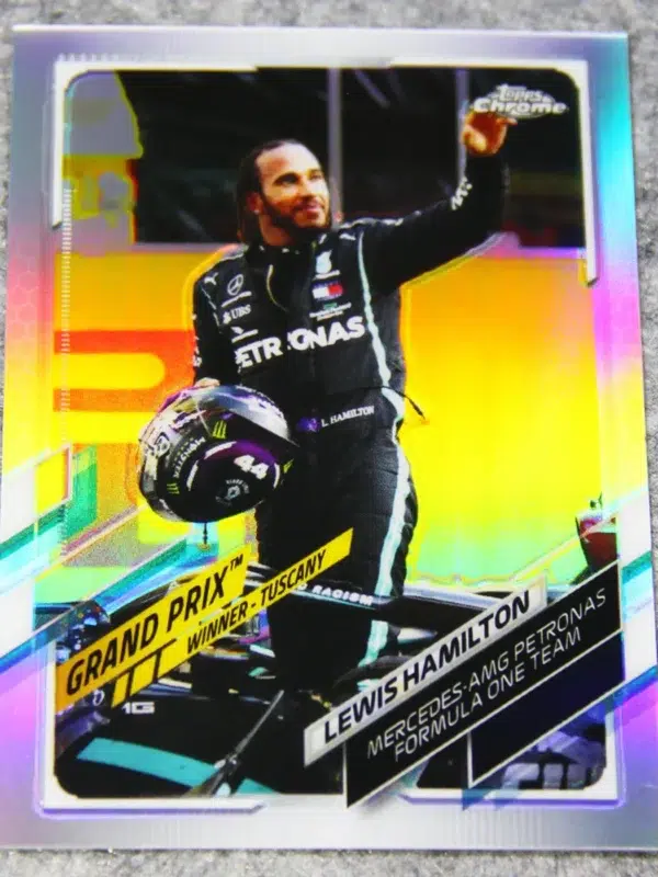 2021 Lewis Hamilton #146 Topps Chrome F1 Refractor