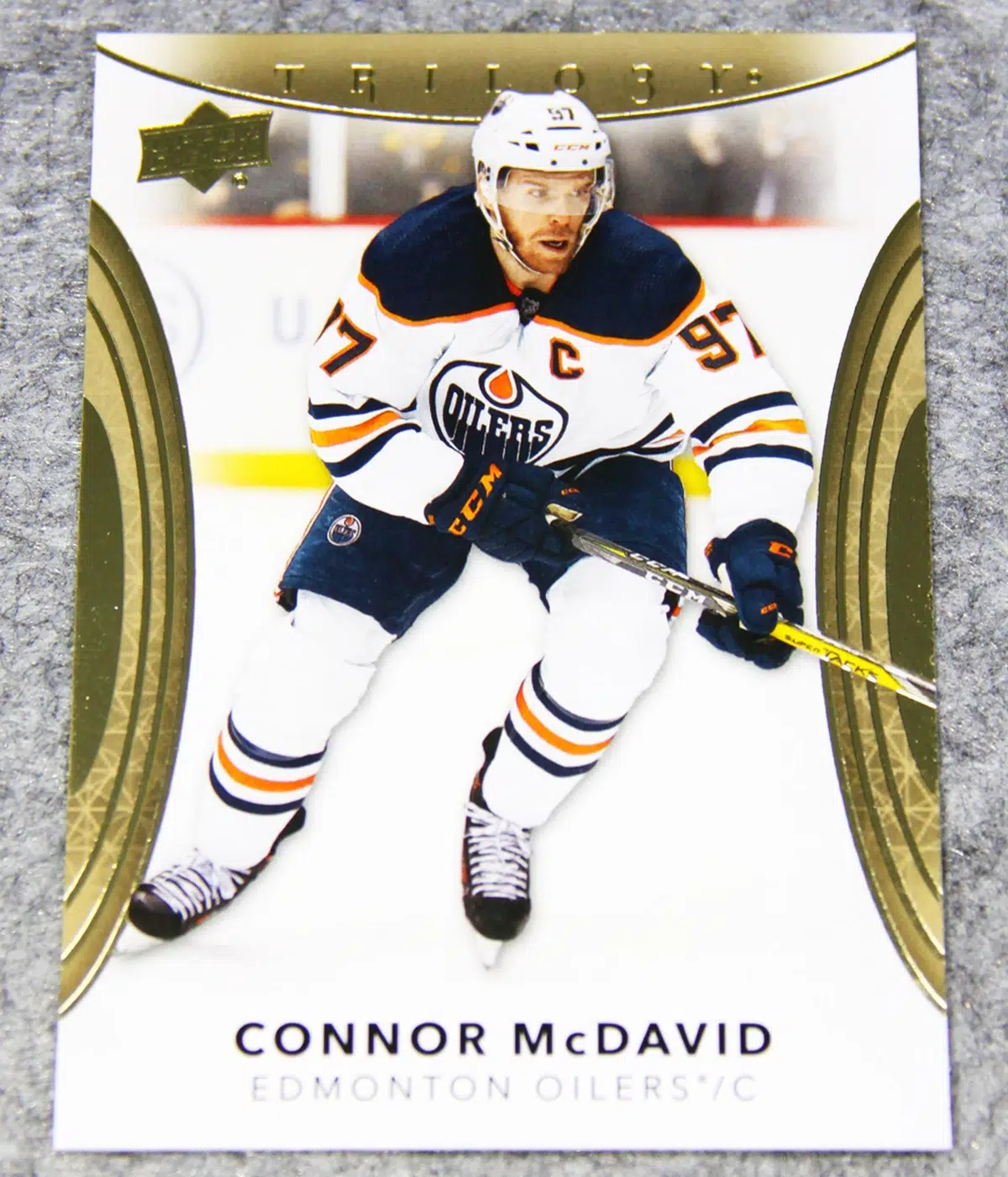 2022-23 Connor McDavid #100 Upper Deck Trilogy Hockey