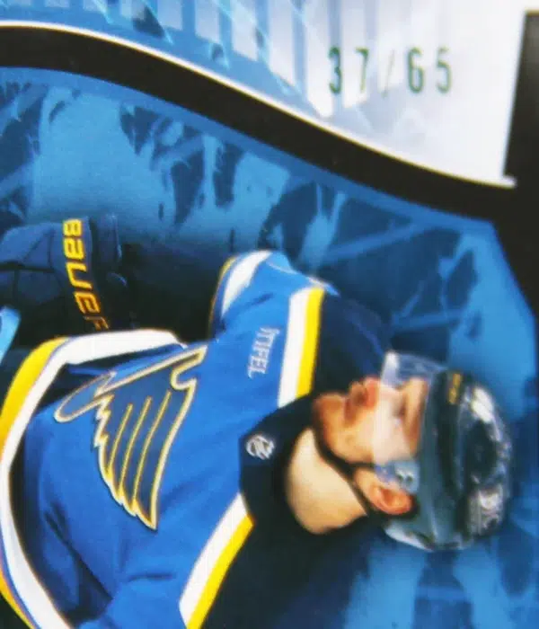 2023-24 Pavel Buchnevich #25 Upper Deck Artifacts Dual Patch Emerald /65