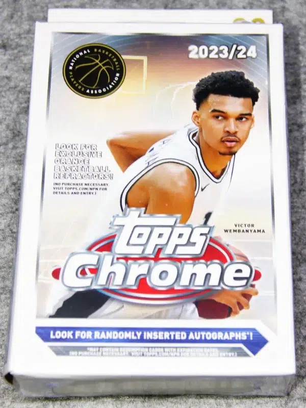2023-24 Topps NBA Chrome Basketball Hanger Box - Verzegeld