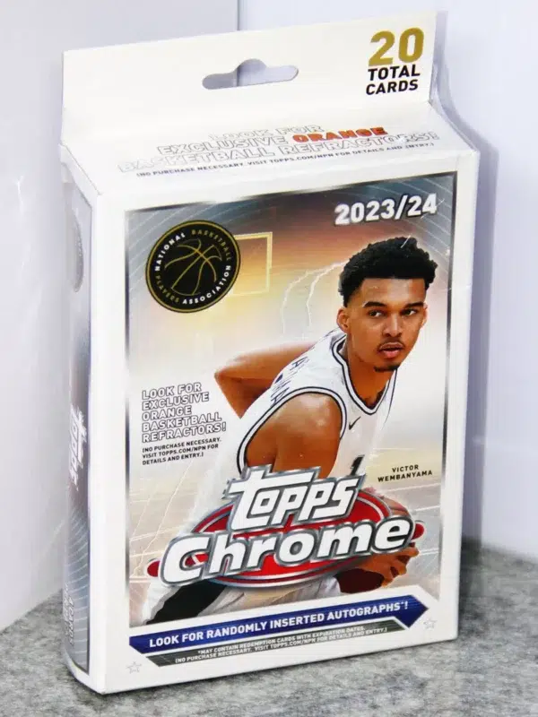 2023-24 Topps NBA Chrome Basketball Hanger Box - Verzegeld