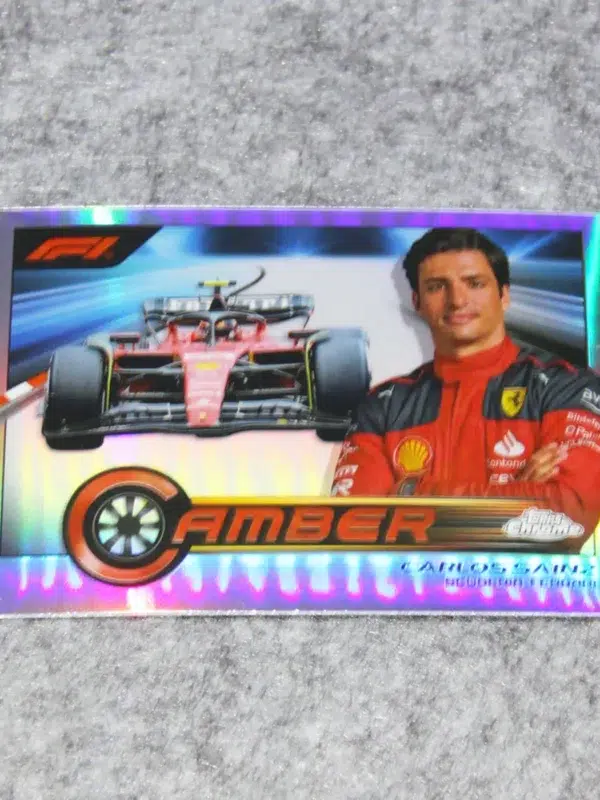 2023 Carlos Sainz #CAM-CS Topps Chrome F1 Camber