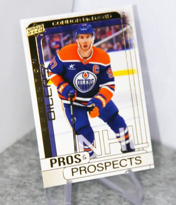 2024-25 Connor McDavid #PP-9 Upper Deck Extended Series Pros & Prospects Gold