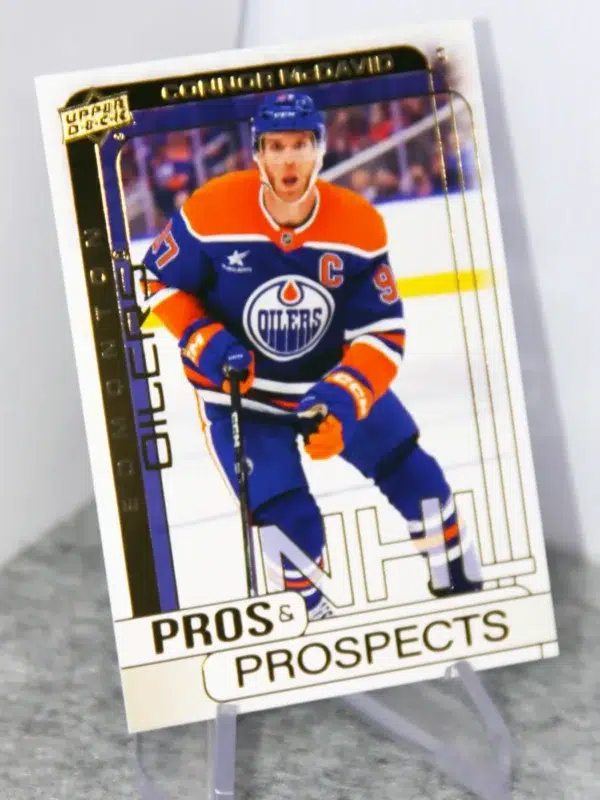 2024-25 Connor McDavid #PP-9 Upper Deck Extended Series Pros & Prospects Gold