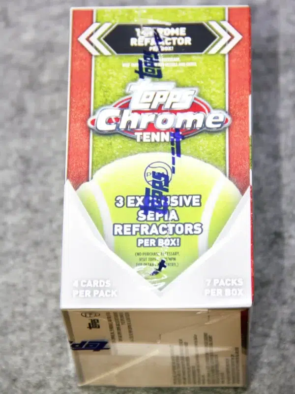 2024 Topps Chrome Tennis Value Box - Sealed
