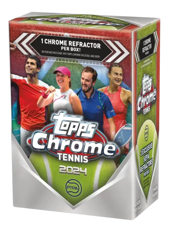 2024 Topps Chrome Tennis Value Box - Sealed